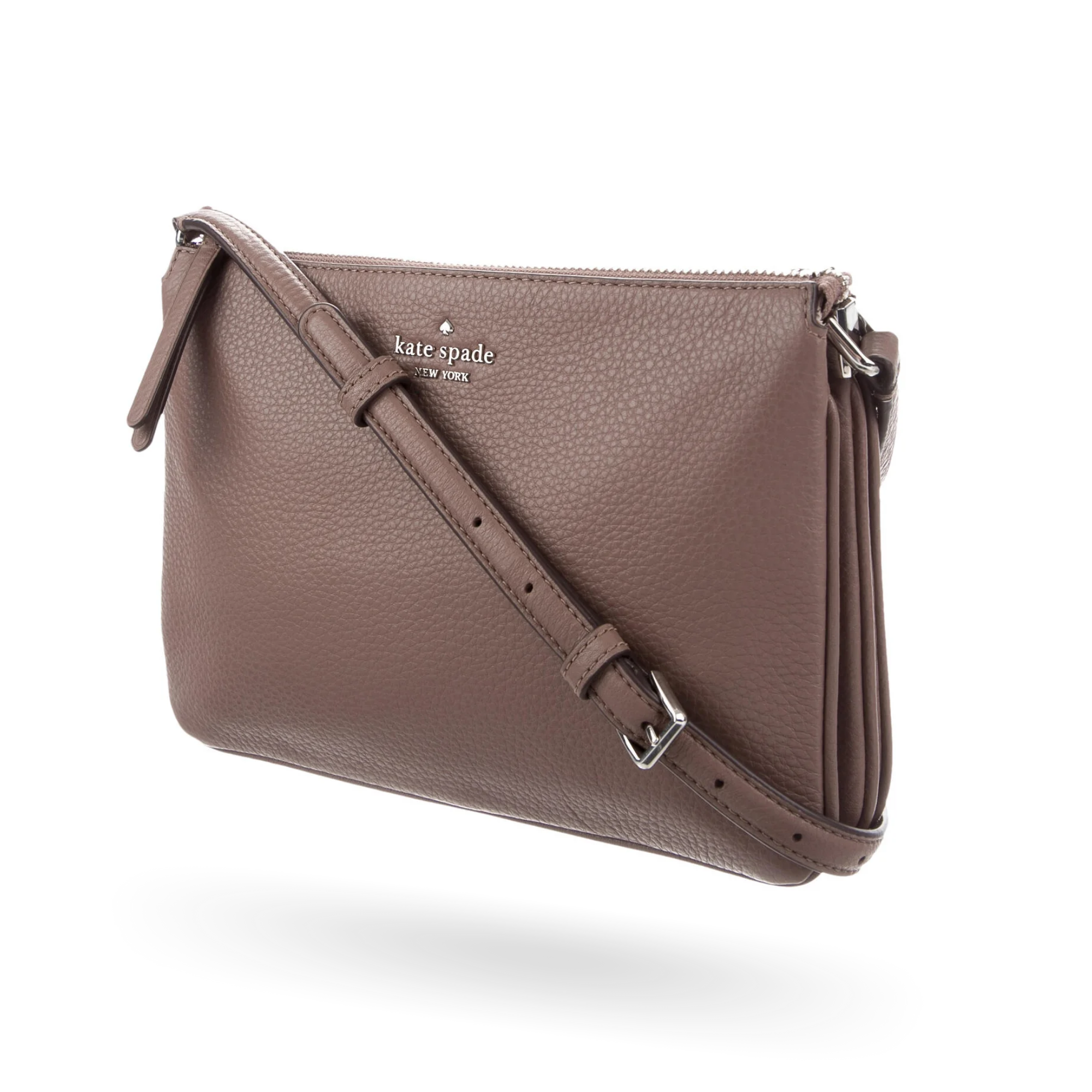 jackson triple gusset crossbody brownstone