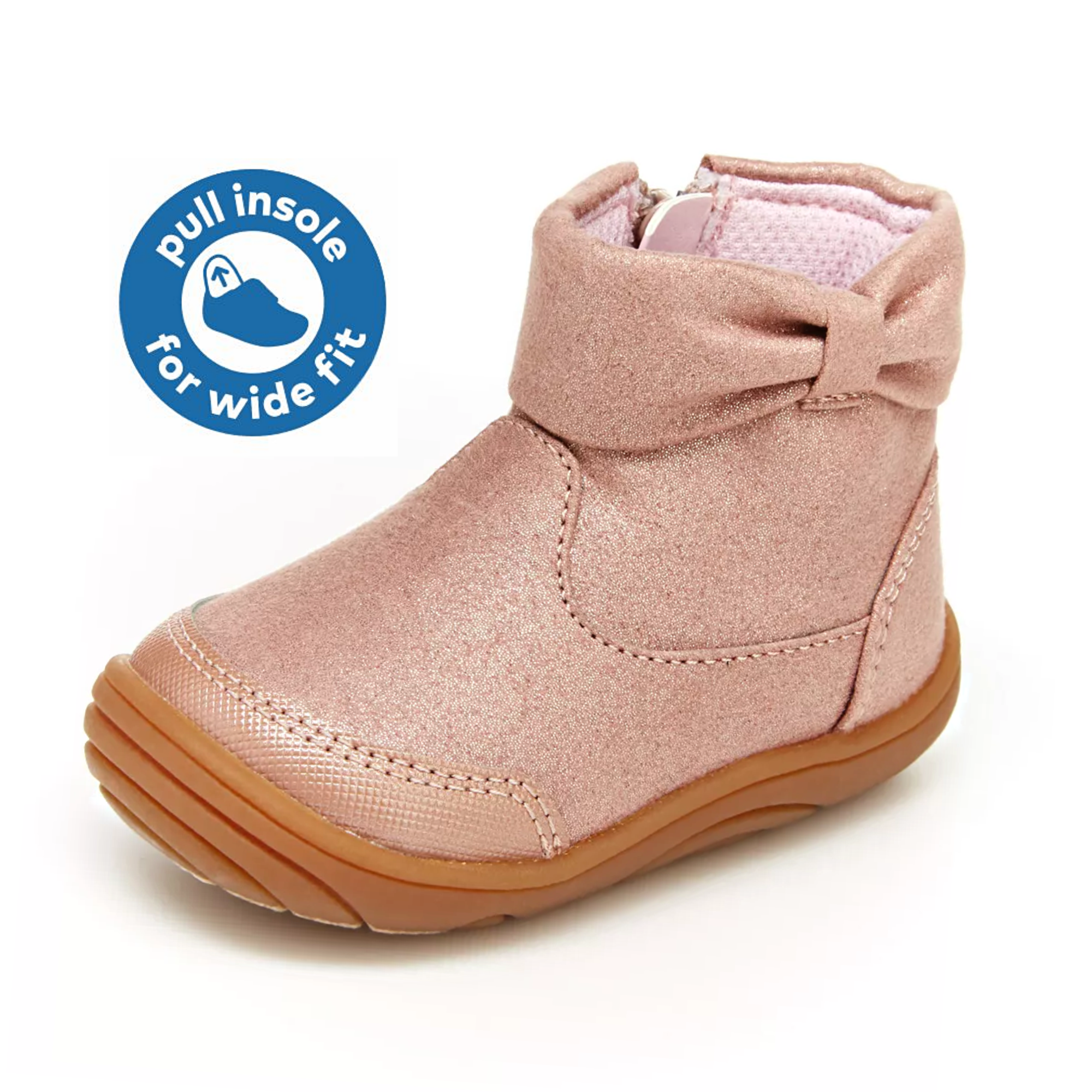 stride rite pink boots