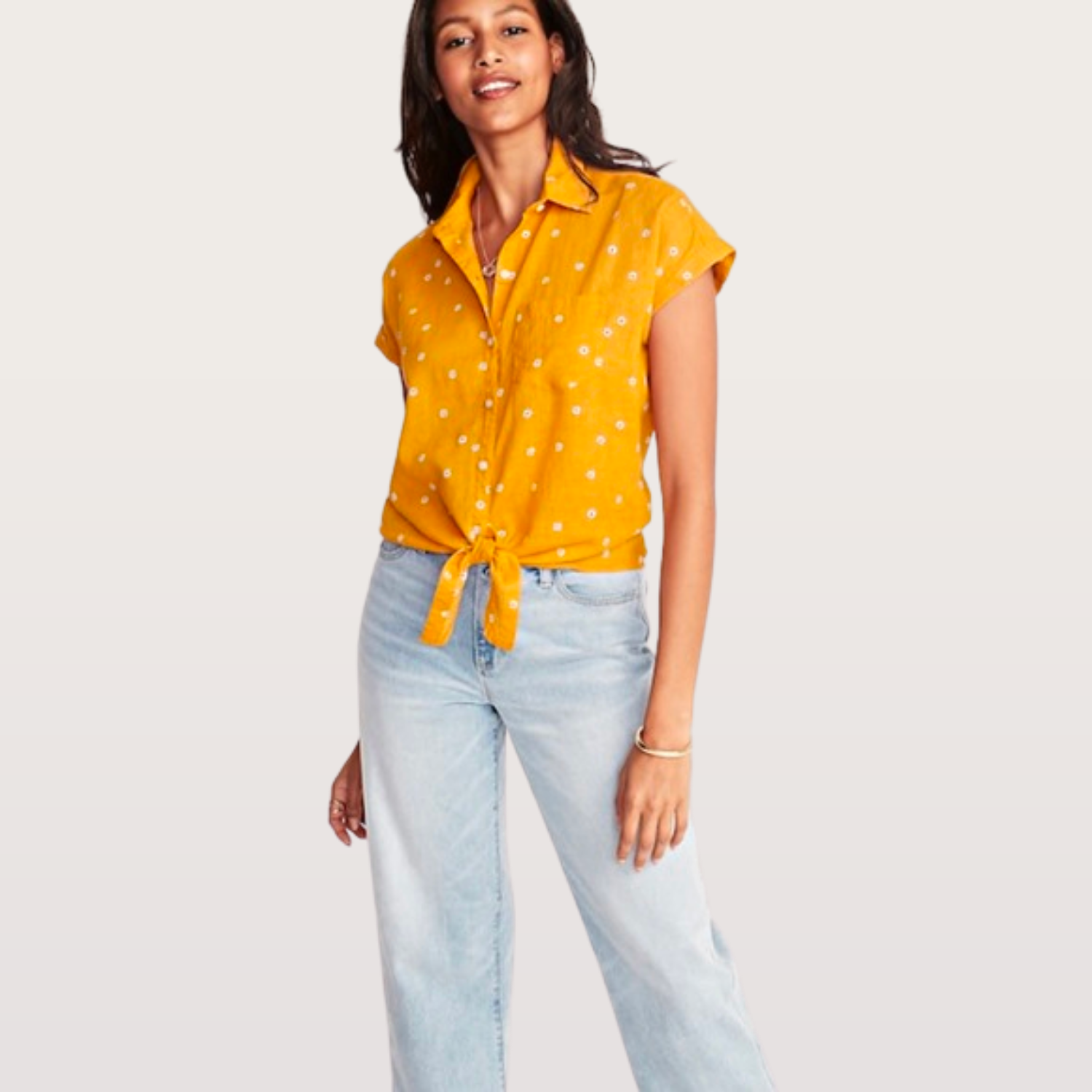 old navy daisy shirt