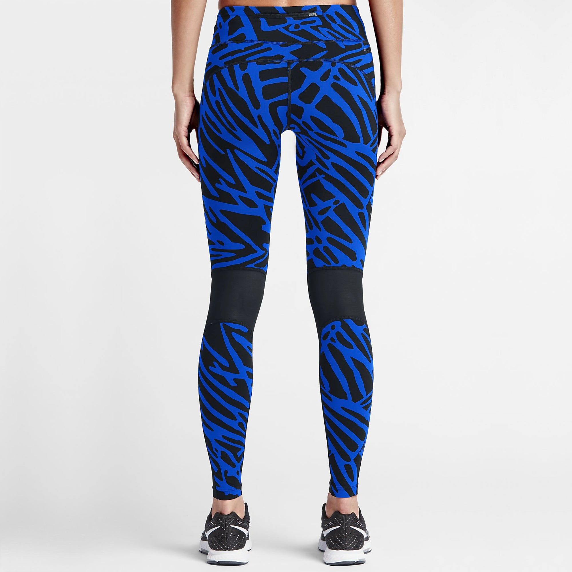 Epic Lux Palm Print Running Tights Royal Blue – Farewell Exchange