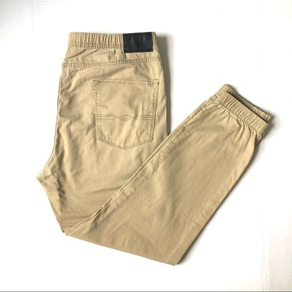 DENIZEN from Levi's Men's Khaki Tan Twill Jogger Pants – Farewell Exchange