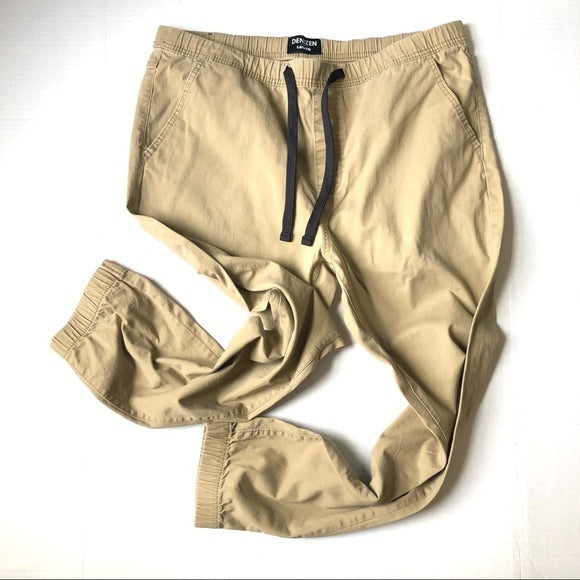 DENIZEN from Levi's Men's Khaki Tan Twill Jogger Pants – Farewell Exchange