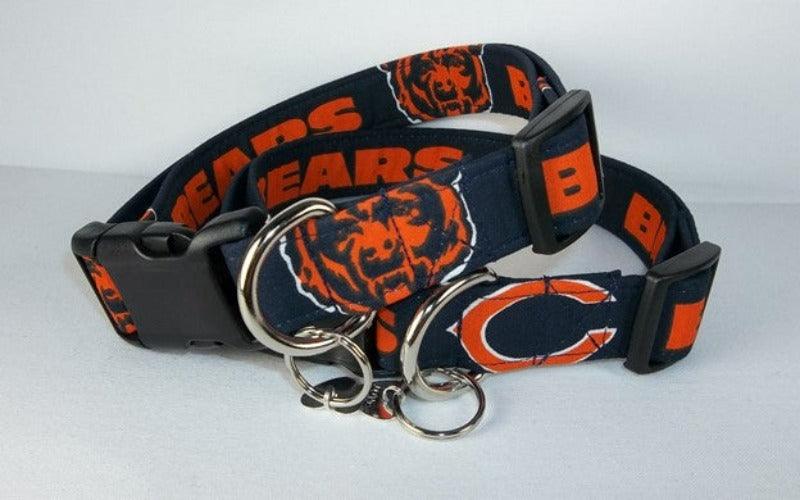 Chicago Bears - Logo Dog Collar Black