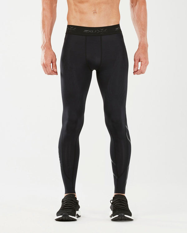 2XU Men Refresh Recovery Compression Tights - Black / Nero