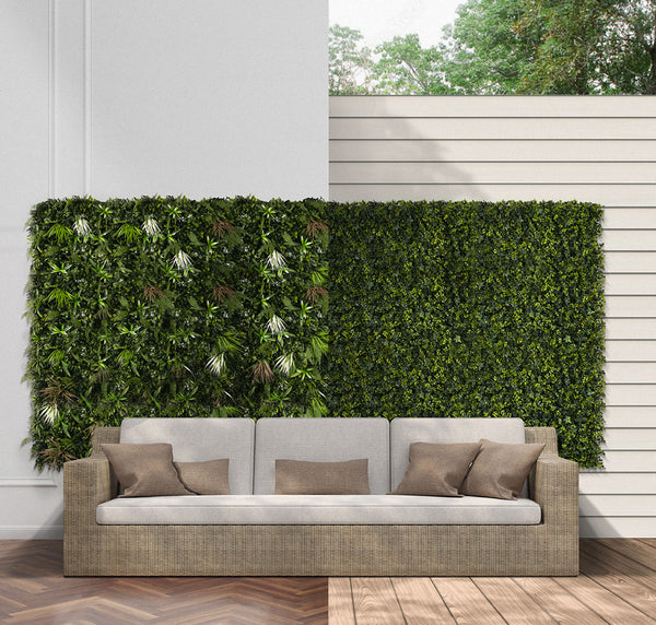 Mur végétal artificiel pour intérieur ou extérieur (balcon, terrasse....)