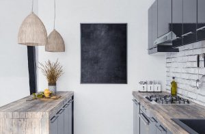 Moderne keuken Scandi boho woontrend