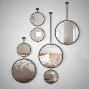 Verschillende ronde spiegels musthave interieur