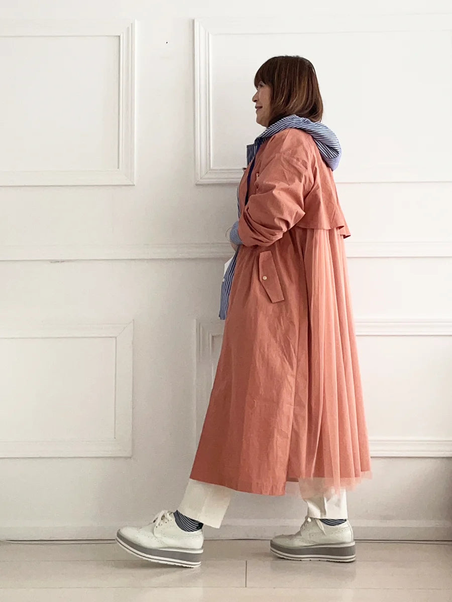 スタッフオススメコーデ #春のアウターコーデ|sabstreet my standard(サブストリートマイスタンダード)|大きいサイズ レディース ブランド 通販 kobayashi3.webp__PID:e88e62a4-e18f-4d76-84f0-1d21286a6c0e