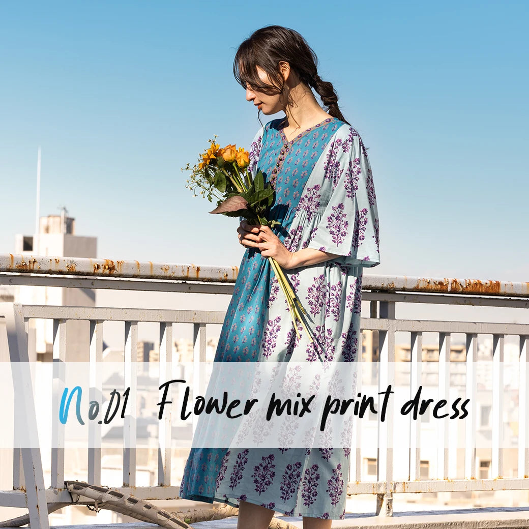 no.01Flower mix print dress.webp__PID:92aa8e97-e95d-4f9d-86f7-2a42e11ebe3b