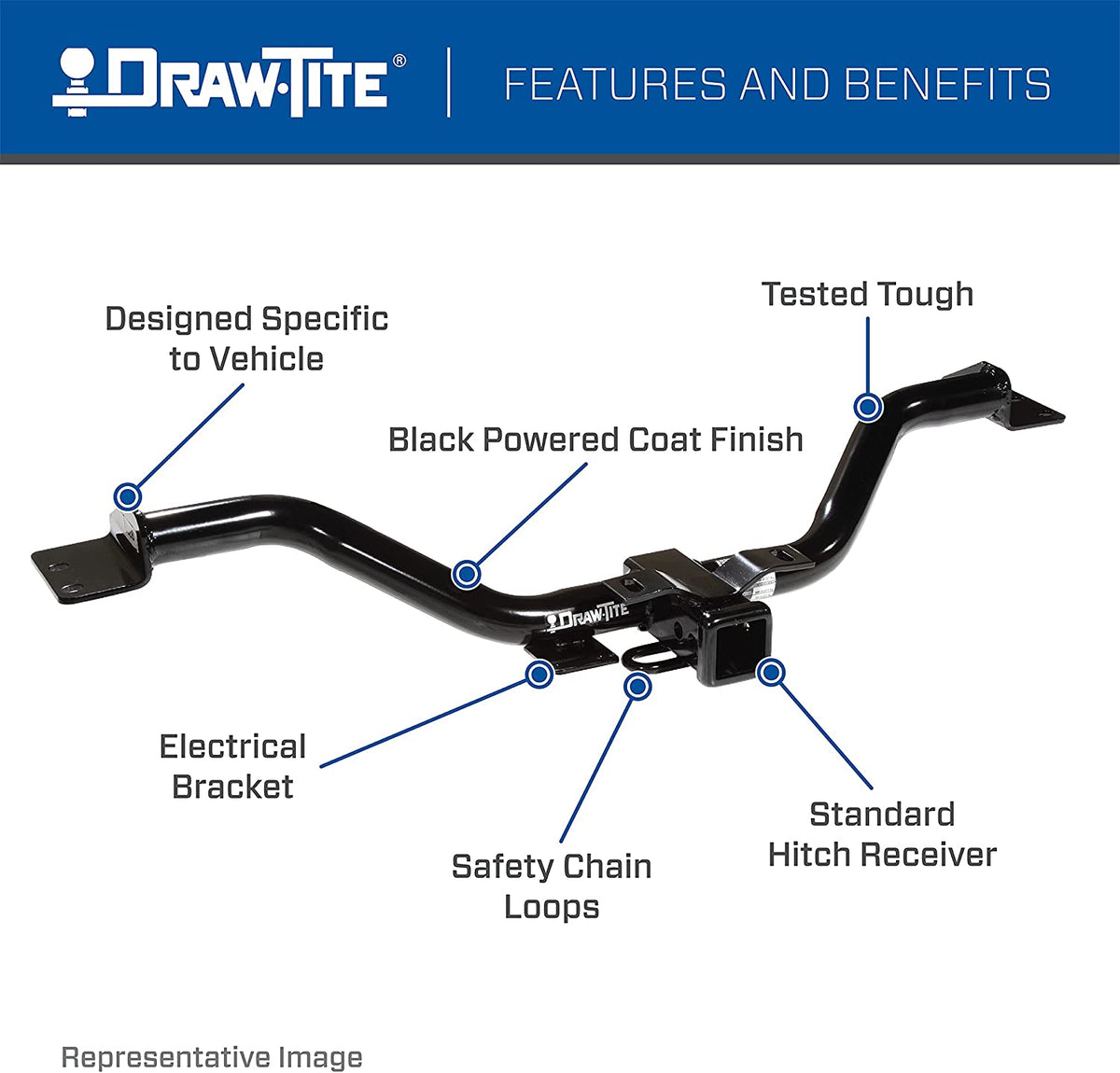 Draw-Tite Class 3 Hitch 76025 Honda Odyssey Trailer Hitch - Ontario Surplus