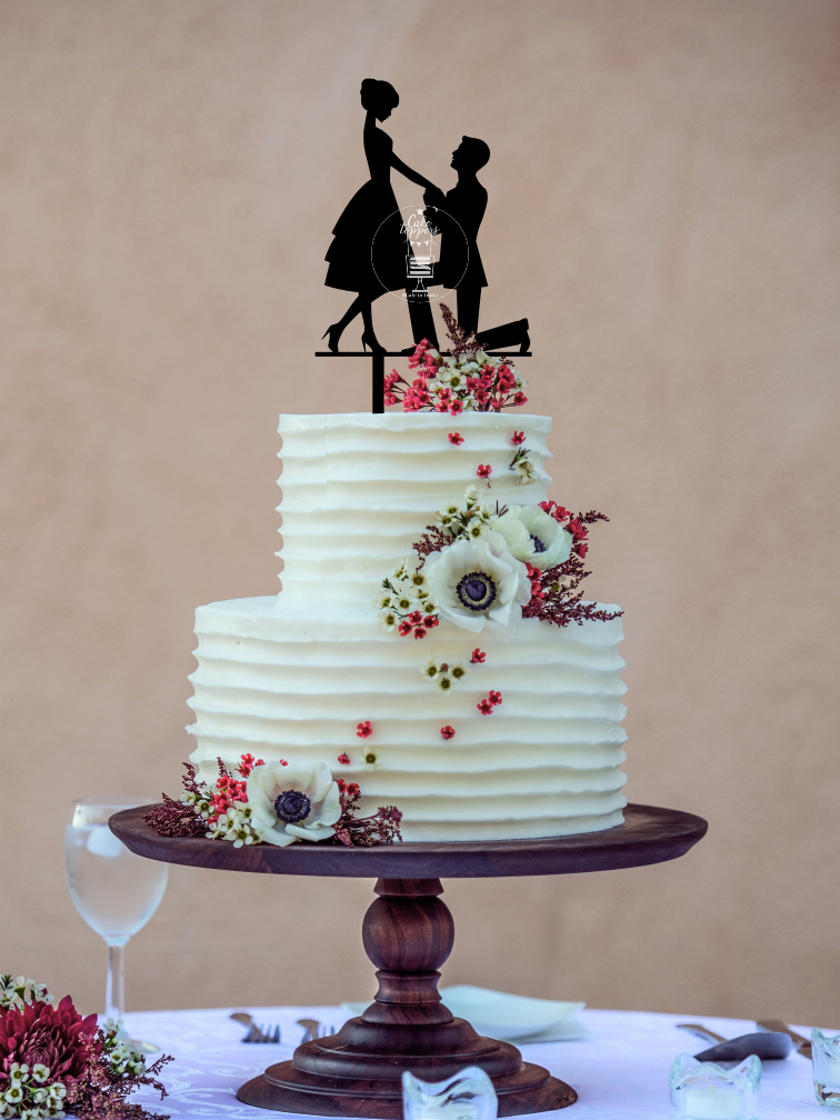 47 Small Wedding Cakes with a Big Presence | Mini wedding cakes, Small  wedding cakes, Simple wedding cake