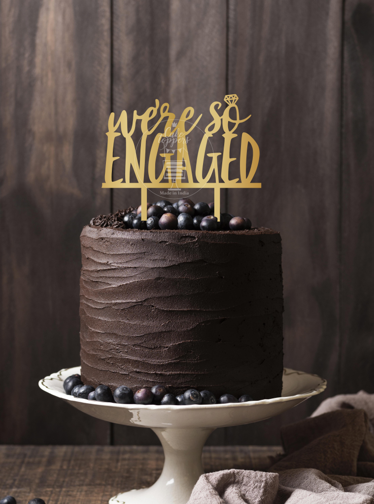 13 Awesome Engagement Cake Designs We Spotted By Indian Bakers! - The Urban  Life