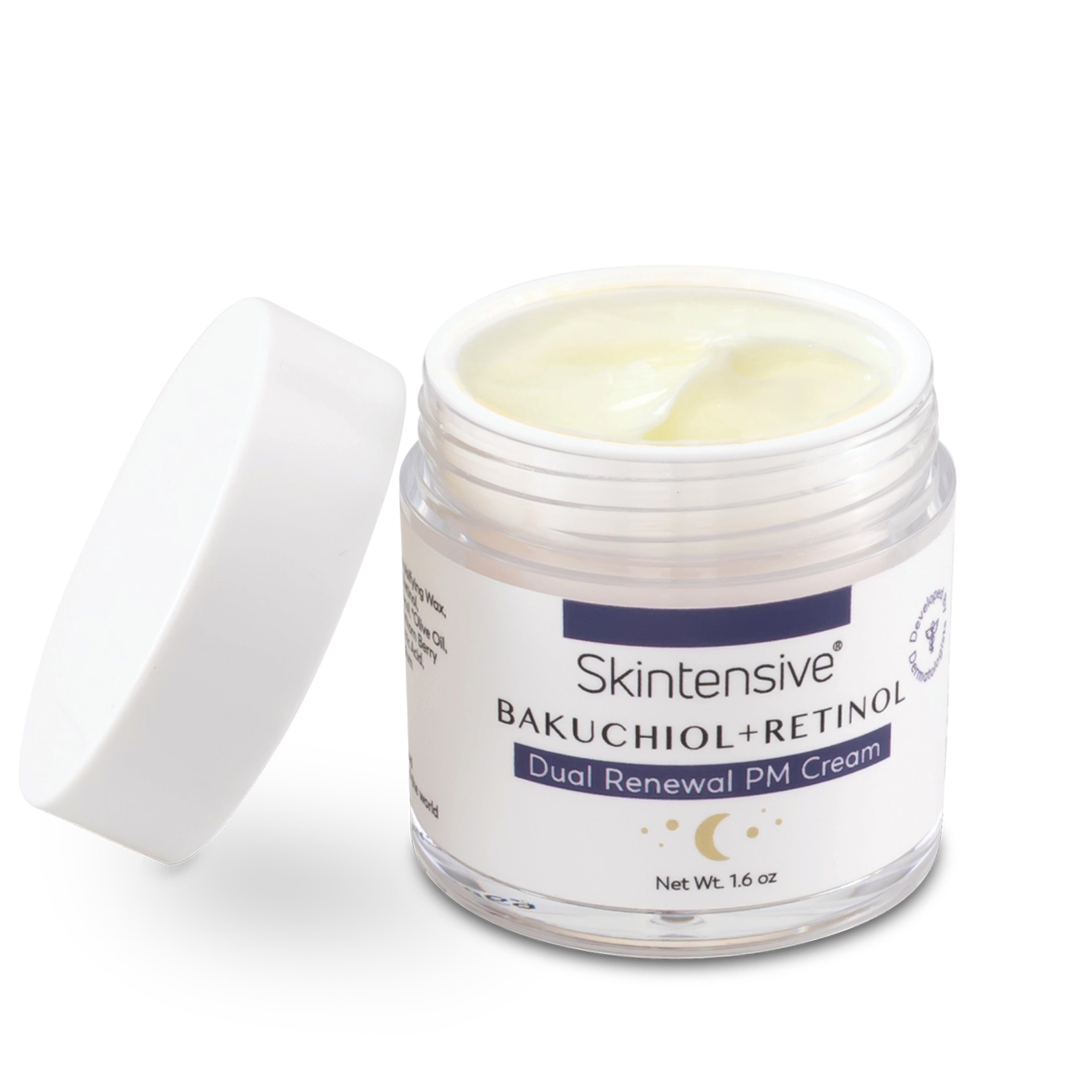 Bakuchiol + Retinol Dual Renewal PM Cream - Skintensive Skincare product image