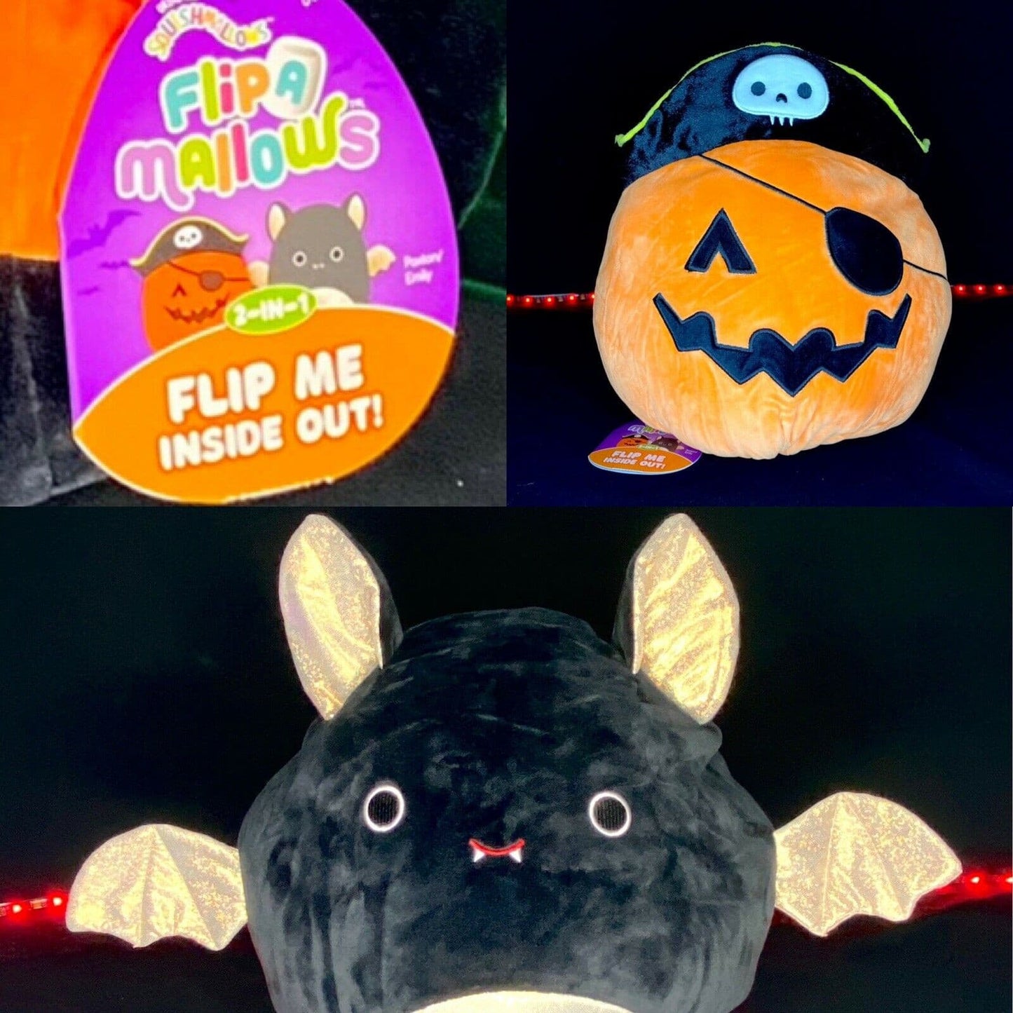 squishmallows halloween reversible