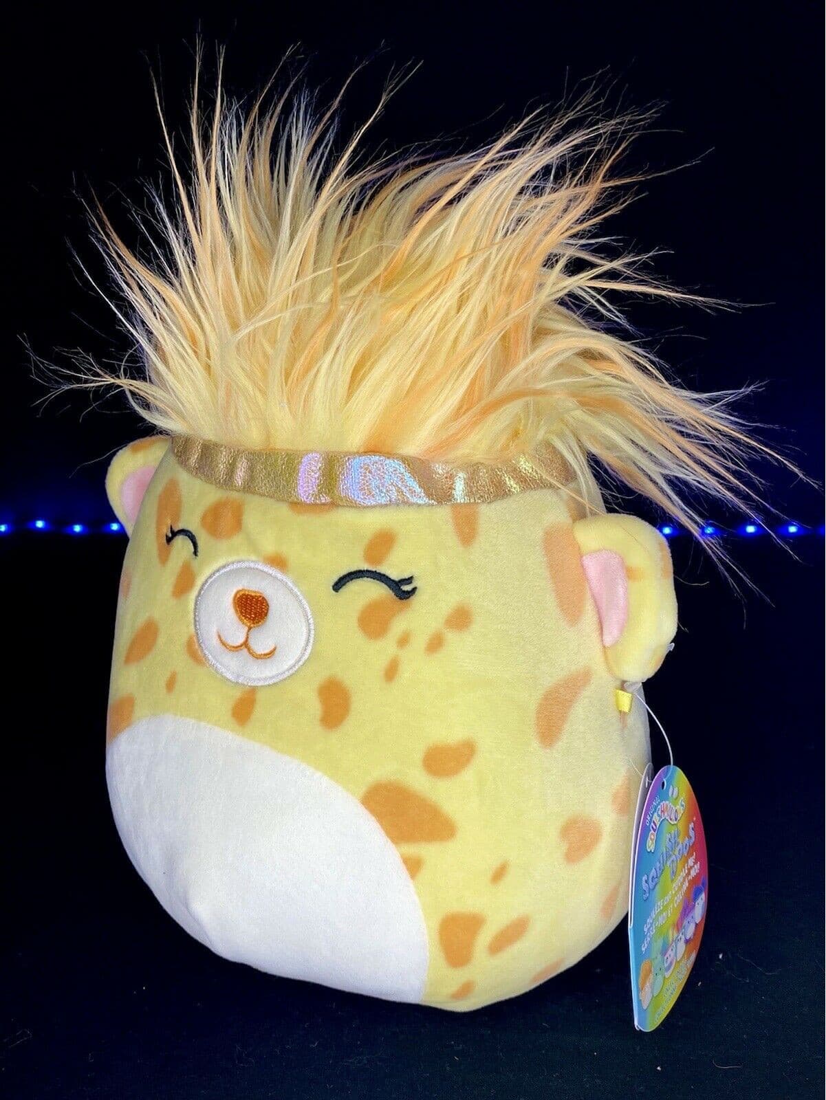 yellow cheetah squishmallow