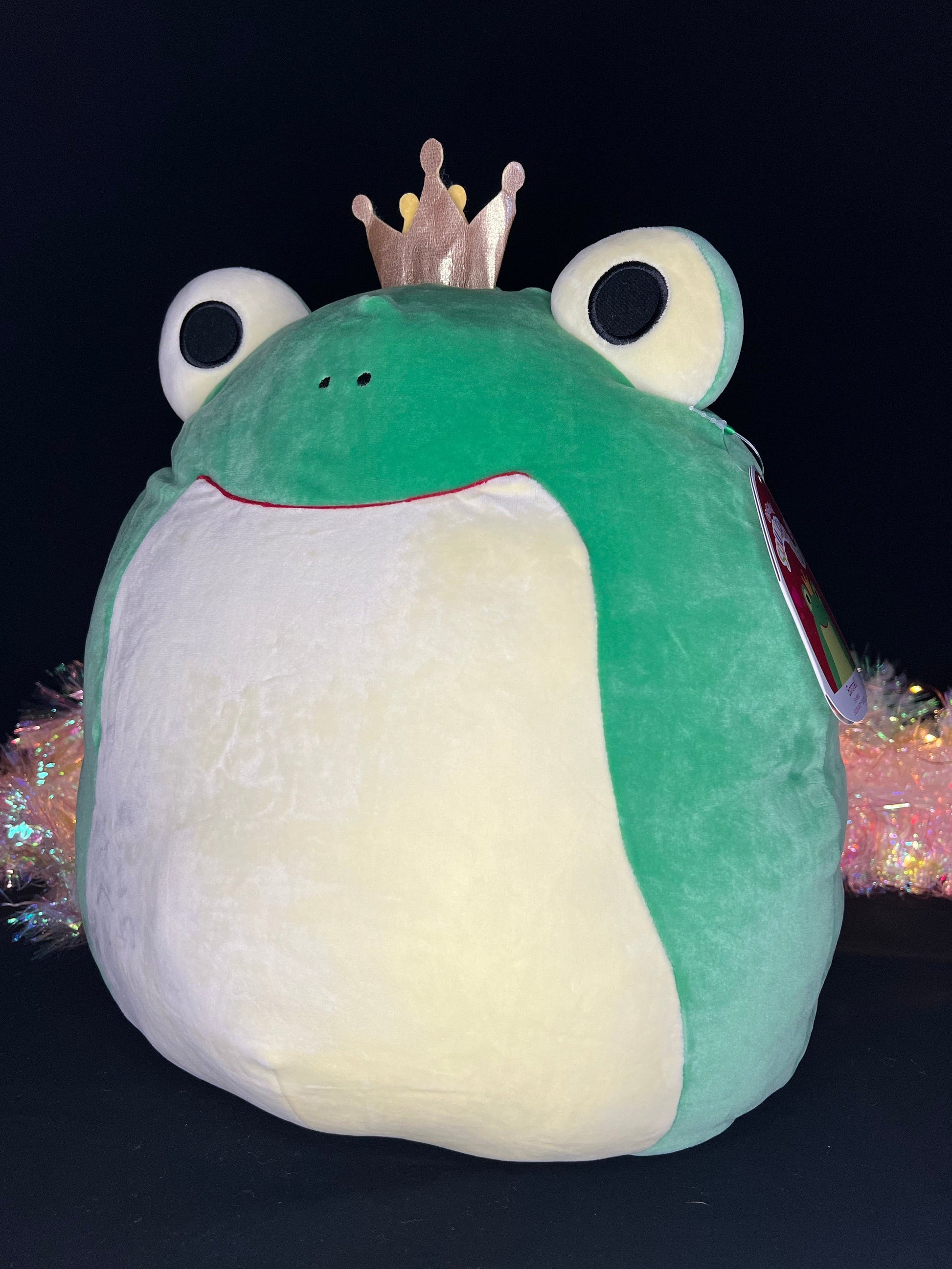 squishmallow frog with crown