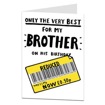 happy birthday quotes for brother funny