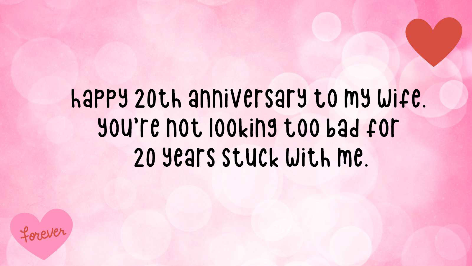 happy 20 years anniversary sayings