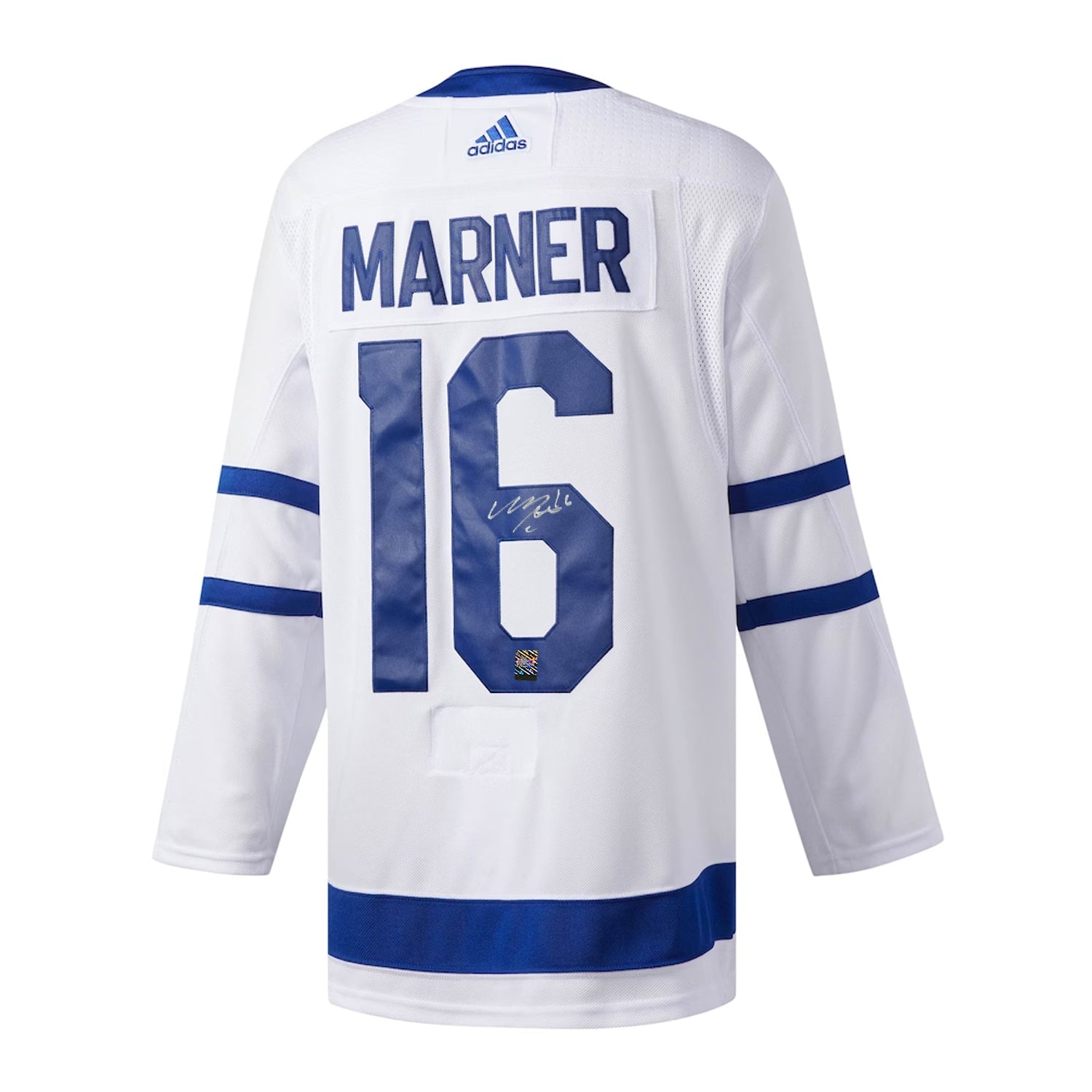 Börje Salming Autographed White Toronto Maple Leafs Jersey at