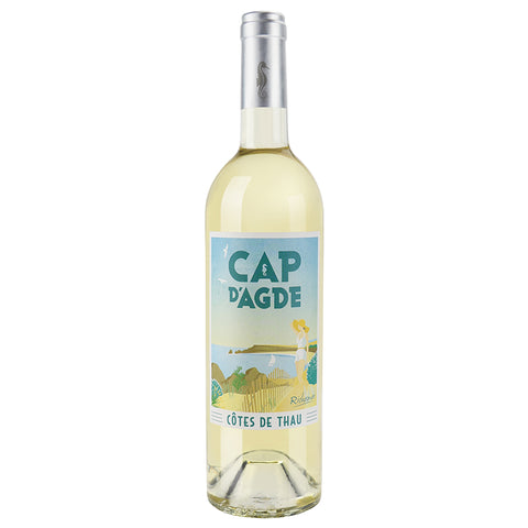 Cap d'Agde Blanc - Sauvignon Blanc, Viognier en Muscat Sec 2022 - 75CL - 12,5% Vol.