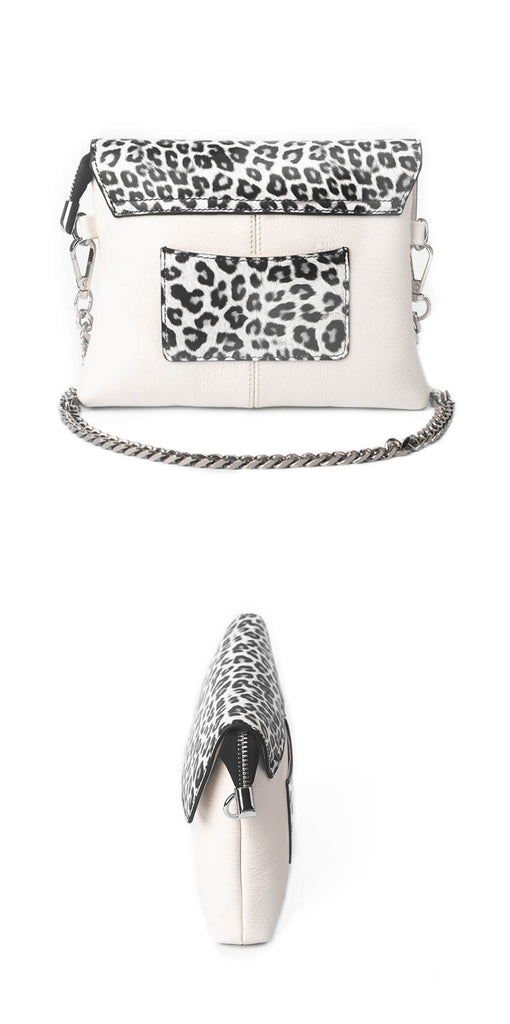 Cossroll Leopard Real Leather Crossbody Bag Manufacturer