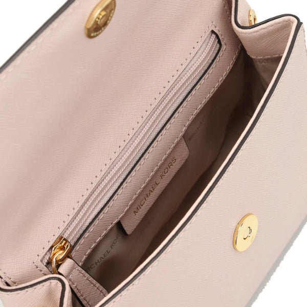 Michael Kors Ava Mini Soft Pink Leather Cross-Body Bag