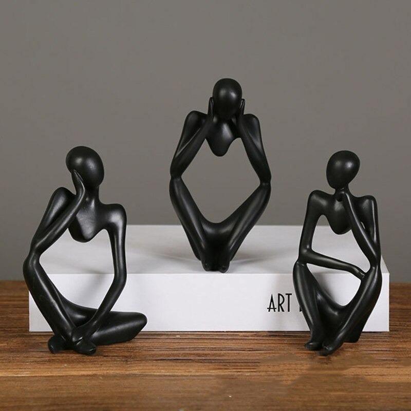 Abstract Thinker Sculpture at Sage & Sill