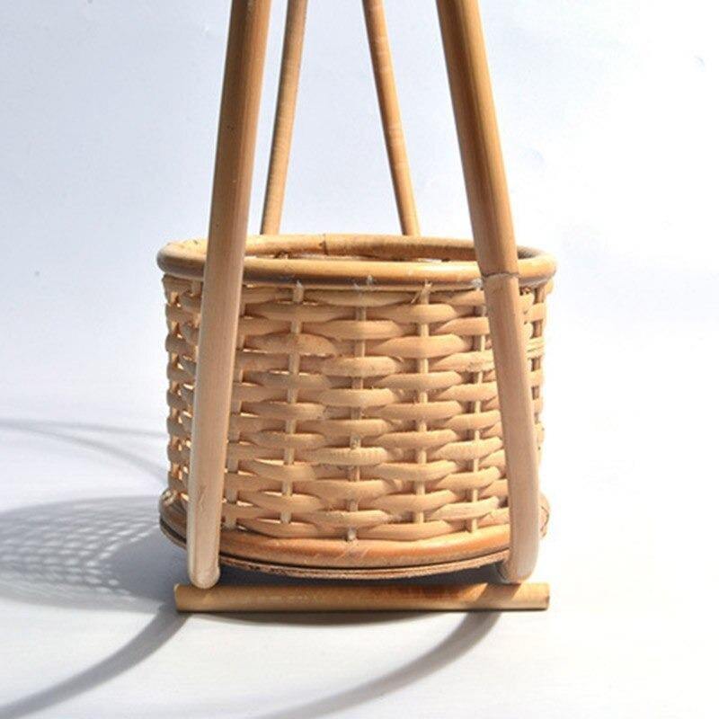 Hand-Woven Bamboo Hanging Planter Basket | Sage & Sill