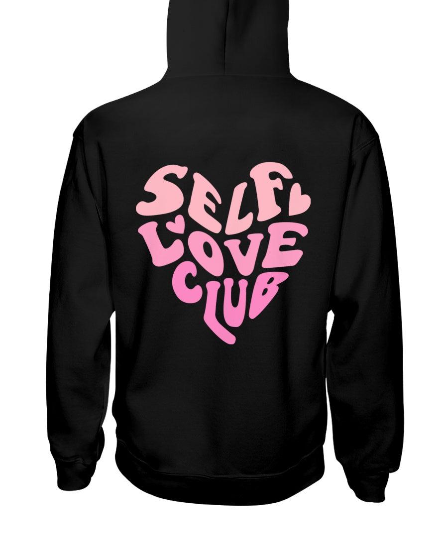 Self Love Club in Heart Retro Hoodie – Urban Palette Designs