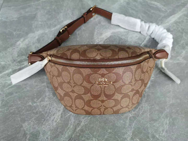 coach f48740 belt bag in signature canvas