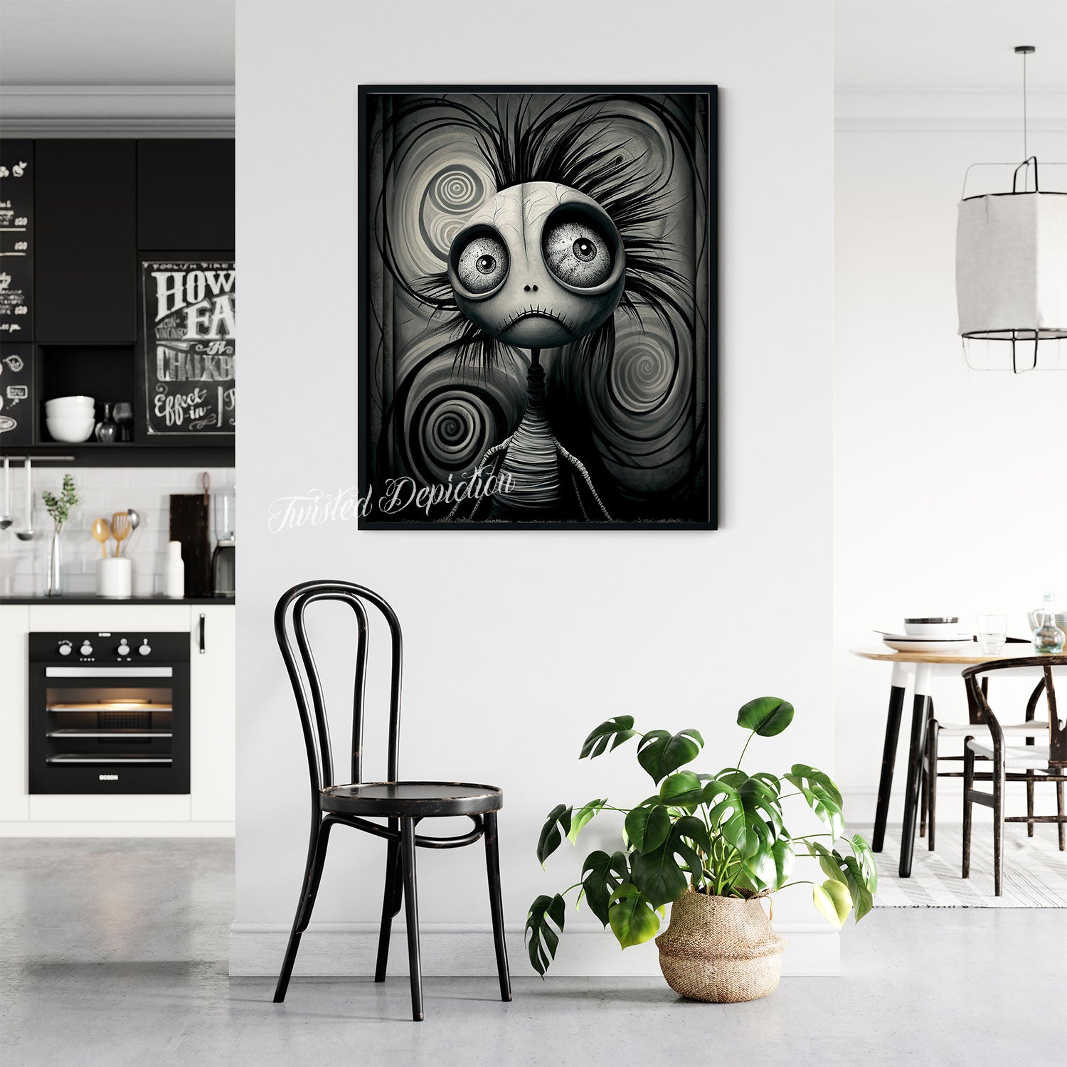 twisted gothic wall art canada