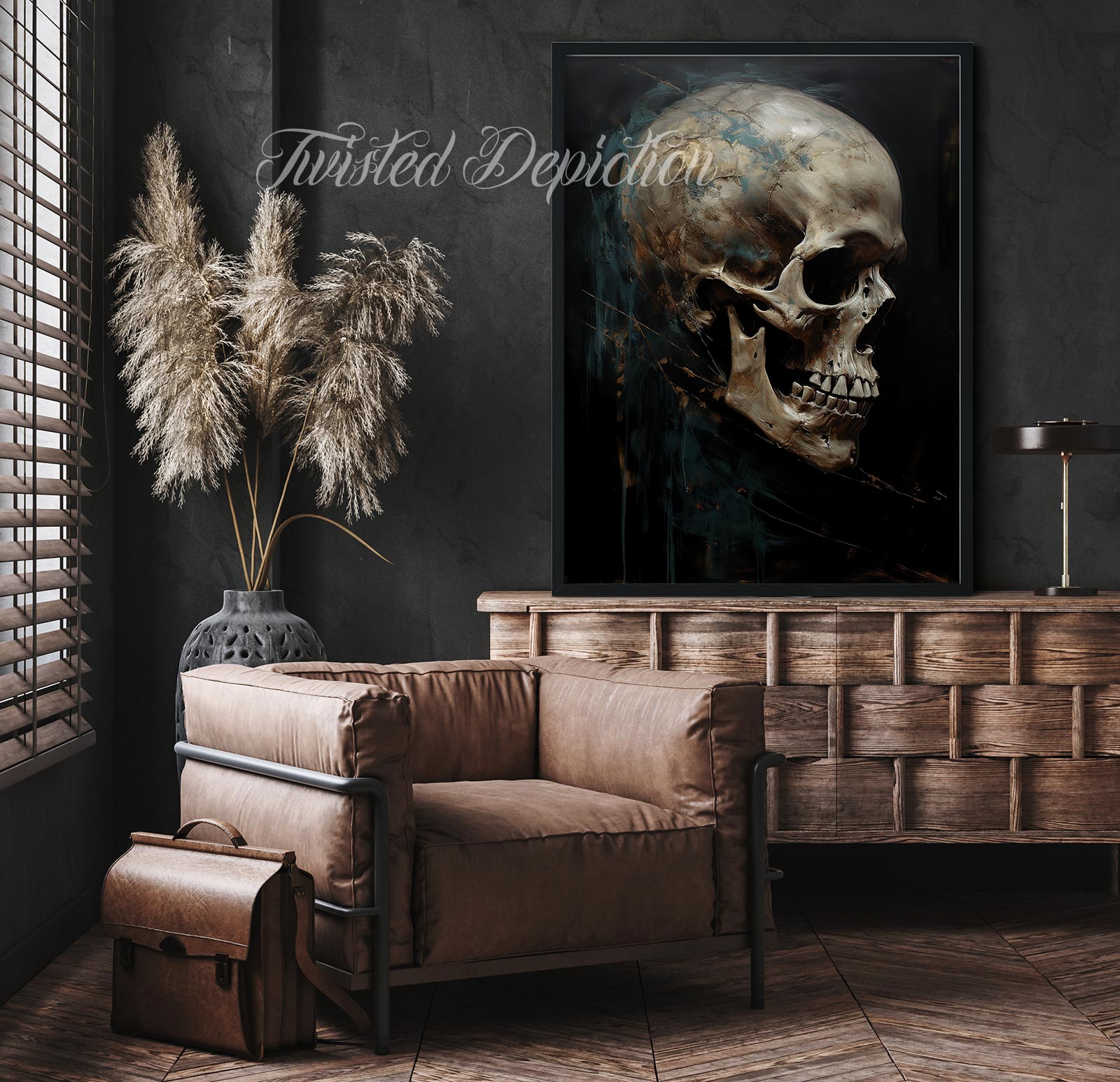 skull artwork investment canada original art