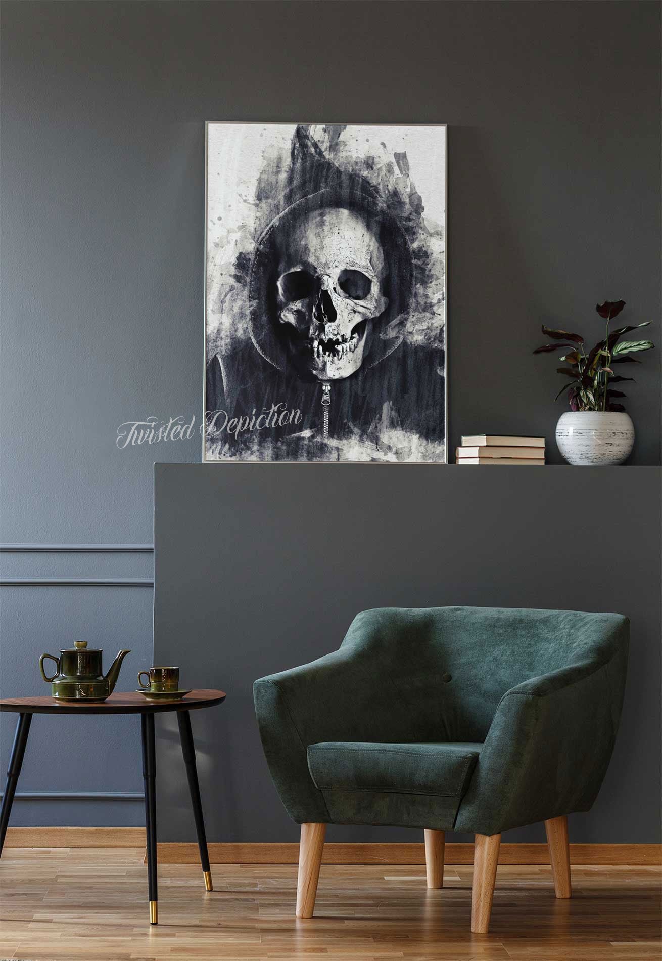grim reaper skull art canada