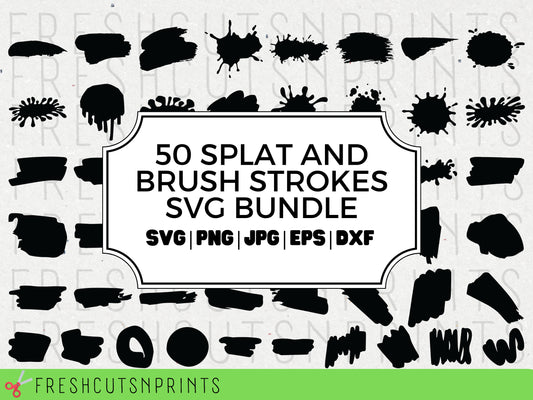 12 Paint Brush Strokes Svg, Svg Png, Bundle, Paint Brush, Paint Brush SVG,  Cricut Cut Files, Vinyl Cut Files, Cricut SVG, Cut Files 