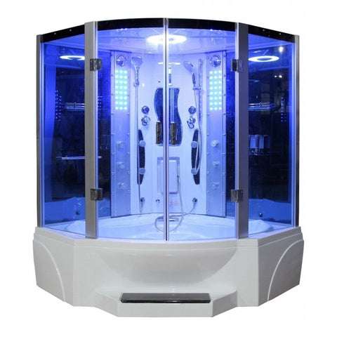 Mesa WP-608P Steam Shower with Jetted Tub Front
