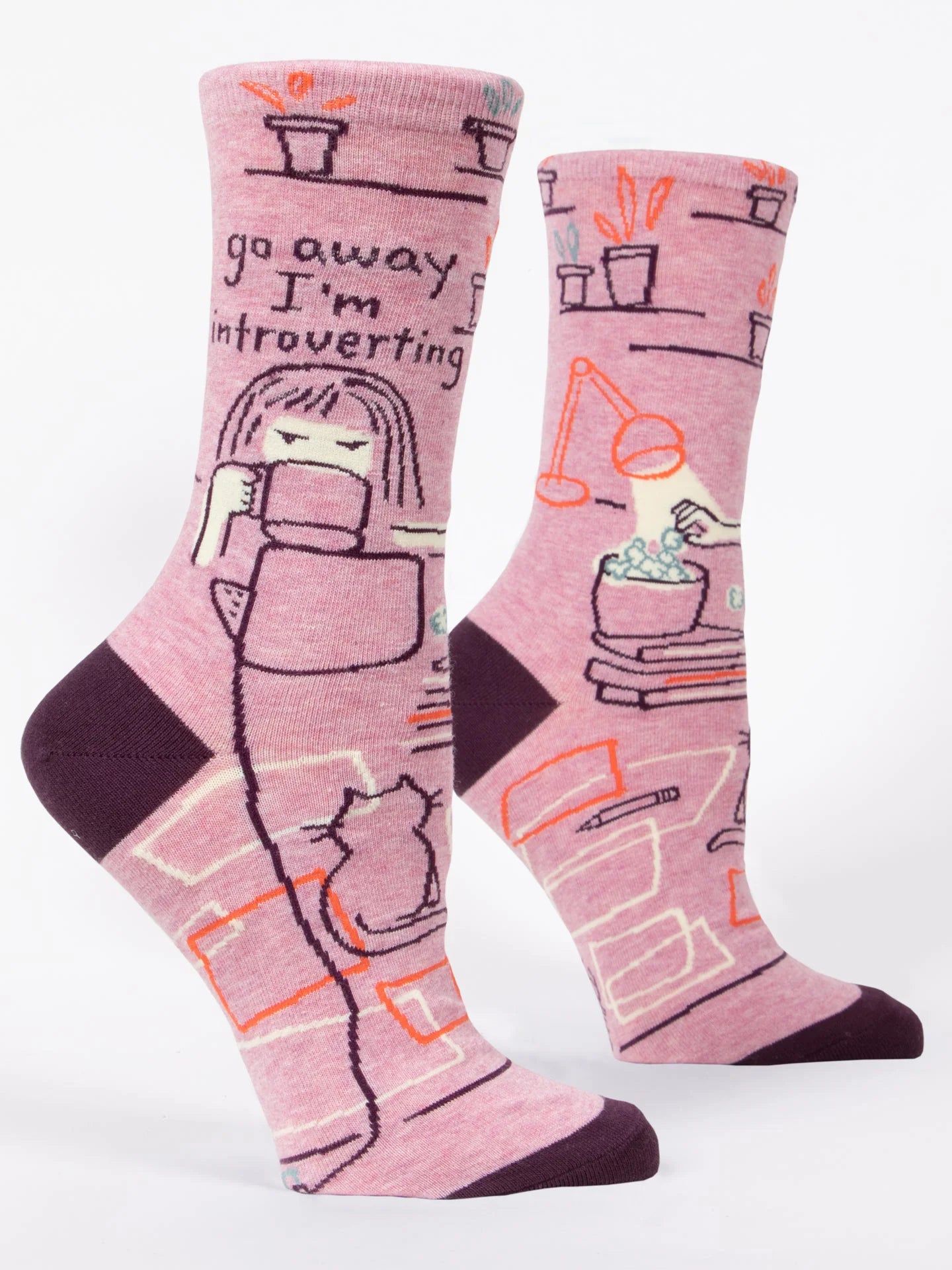 Go Away I'm Introvering Women's Crew Socks