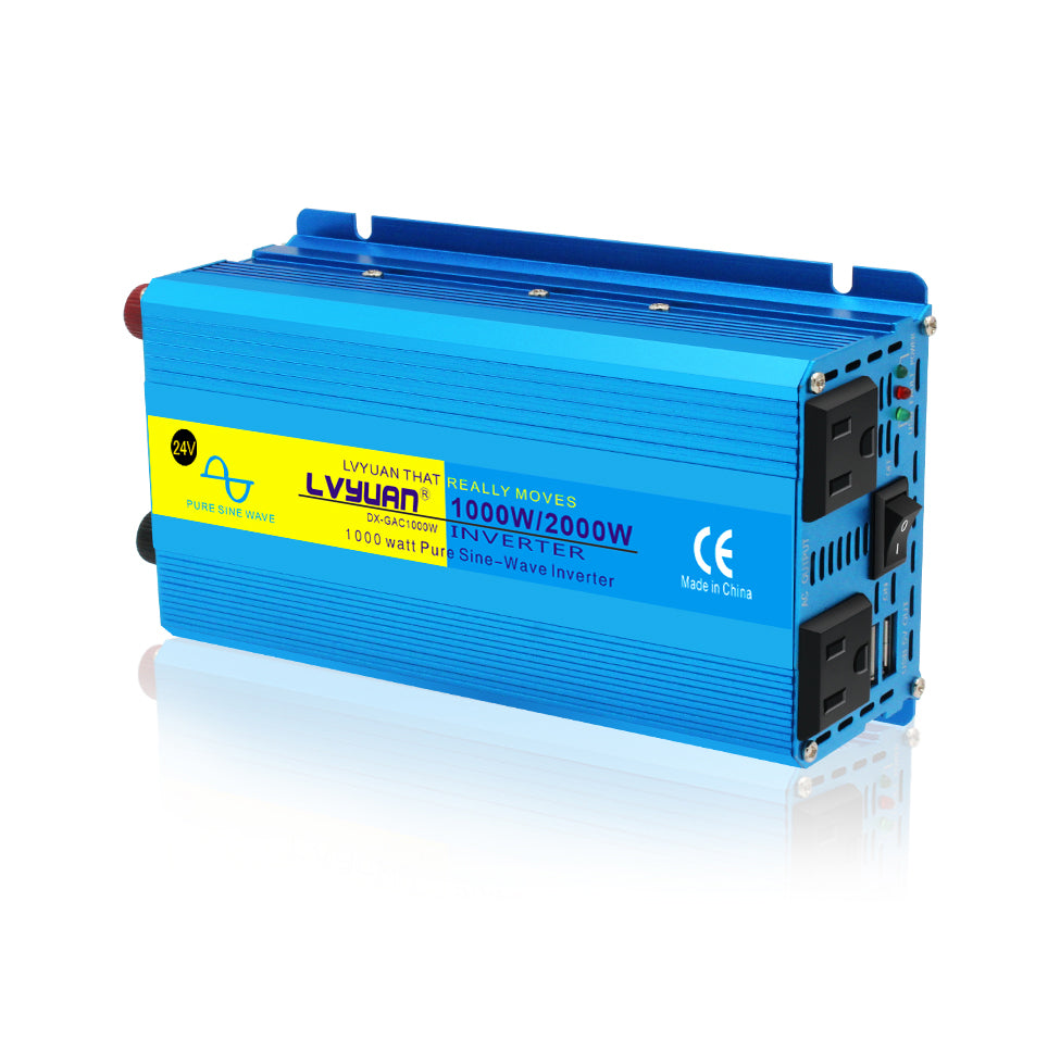 LVYUAN 純正弦波インバーター 2500W DC12V（直流）AC100V（交流）50HZ