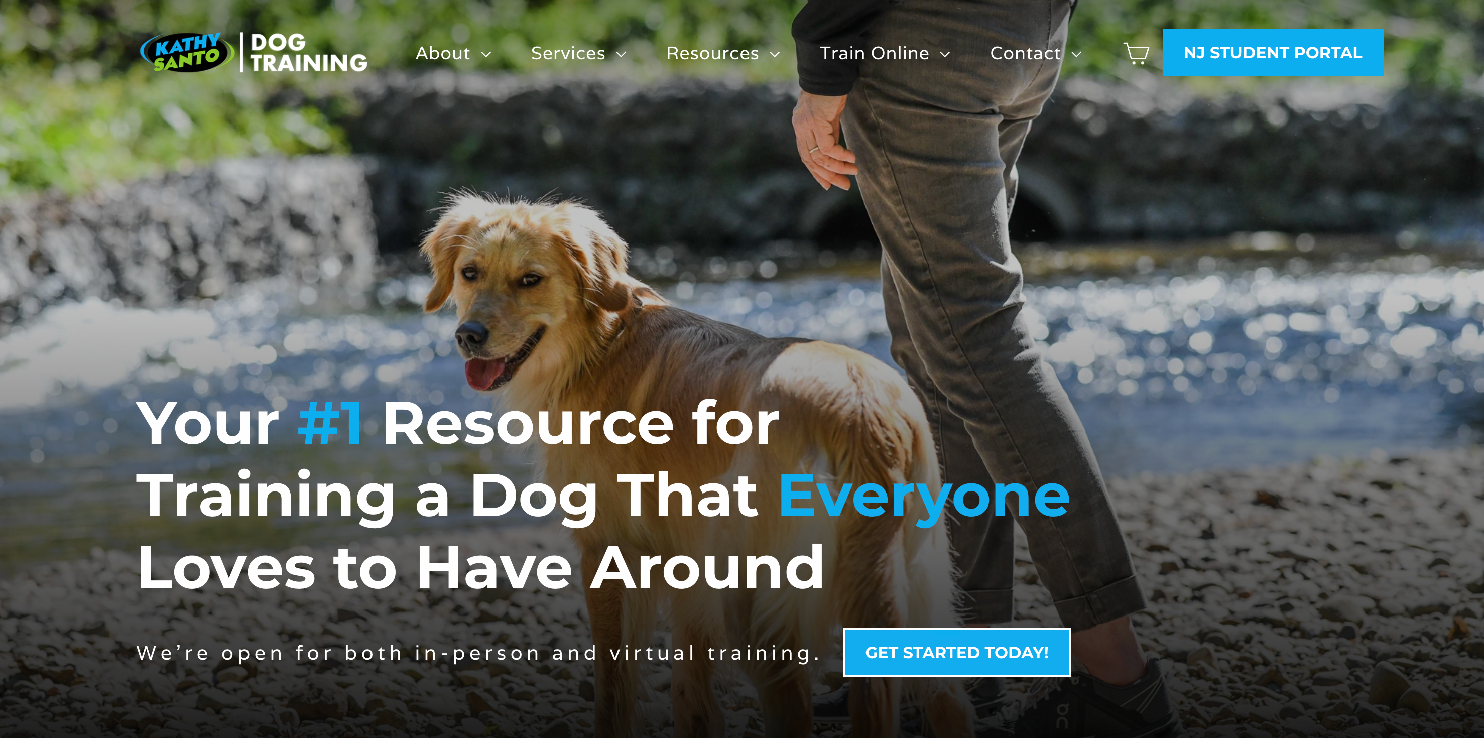 Kathy Santo Dog Training | Online Dog Training | Train. Stay. Play.