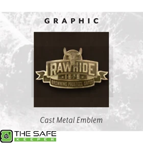 Rawhide Feature Cast Metal Emblem