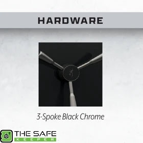 Select Feature 3 Spoke Black Chrome