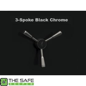 Grand Features 3 Spoke Black Chrome