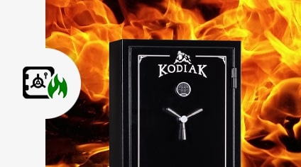Every Kodiak Gun Safe Has Enhanced Fire Protection
