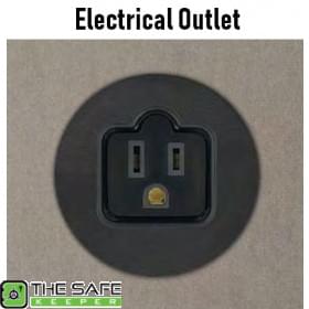 Silver Feature Internal Electrical Outlet