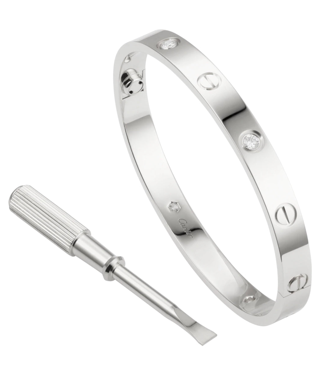 cartier silver love