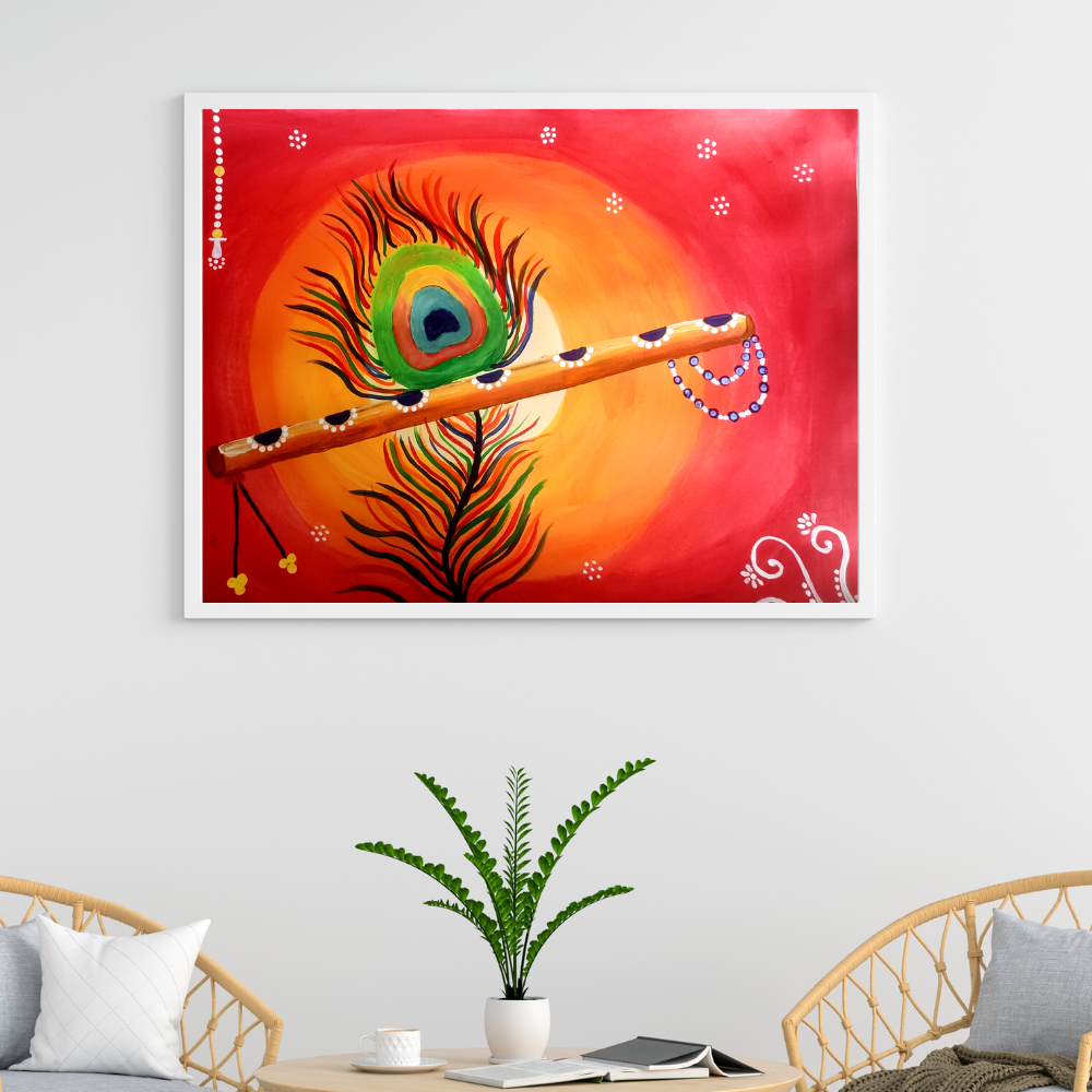 Krishna Flute Painting – Kreate