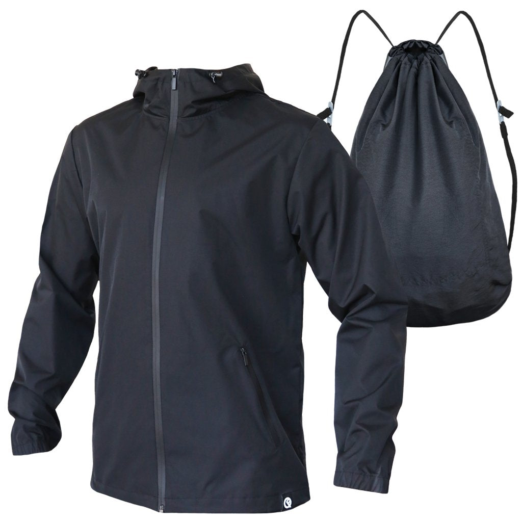 Dryflip Rain Jacket 2.0 (Black) - Quikflip Apparel product image