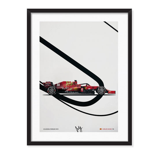 Affiche Ferrari F1-75 2022 Formule 1 Affiche Ferrari F1 Affiche Ferrari Art  F1 dessiné à la main Affiche du Grand Prix de Formule 1 -  France