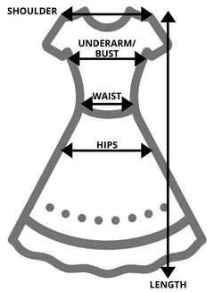 How to Measure Vintage Dresses Thrifting Measurement Size Guide