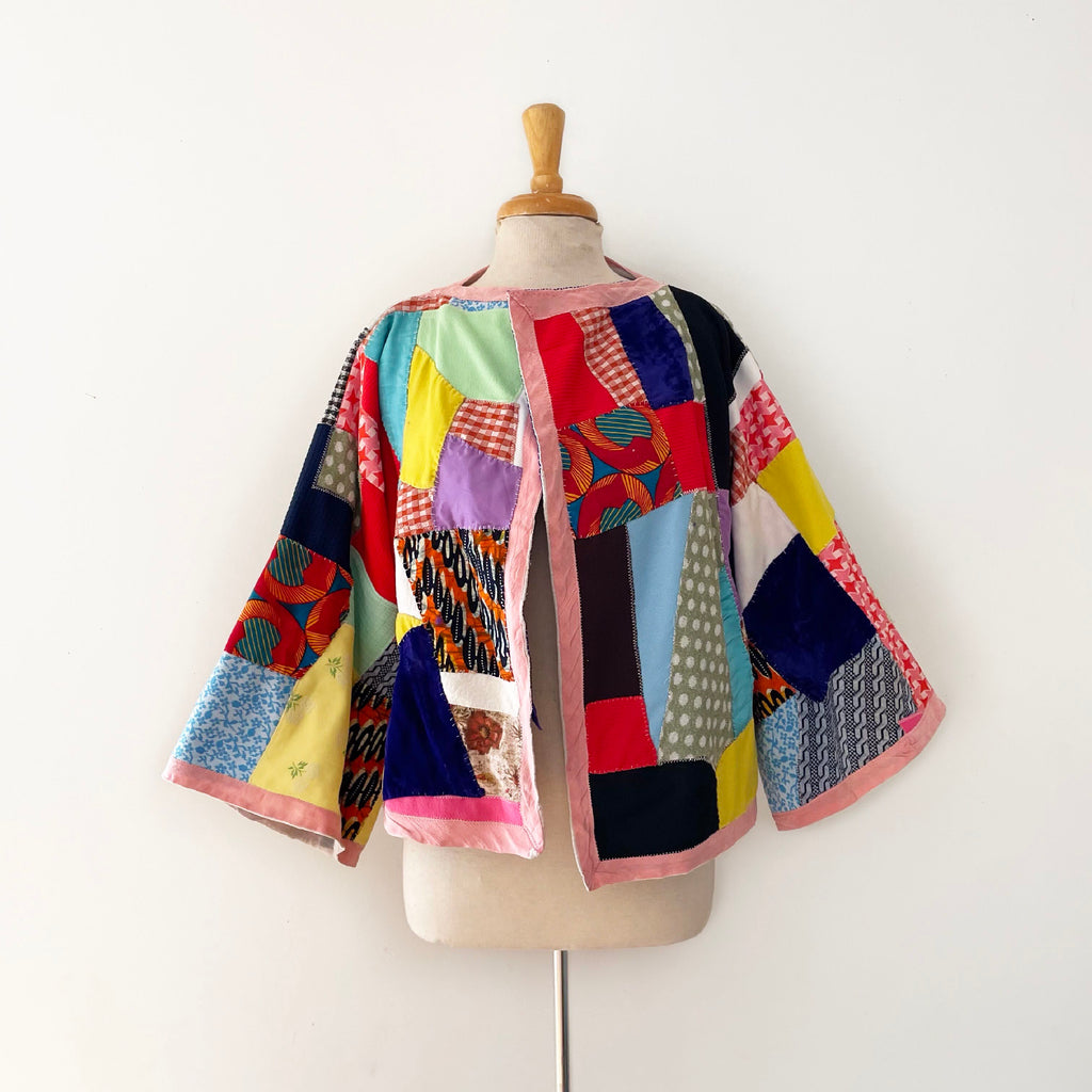 Vintage Upcycled Crazy Quilt Patchwork Jacket – Arbor Vitae Vintage