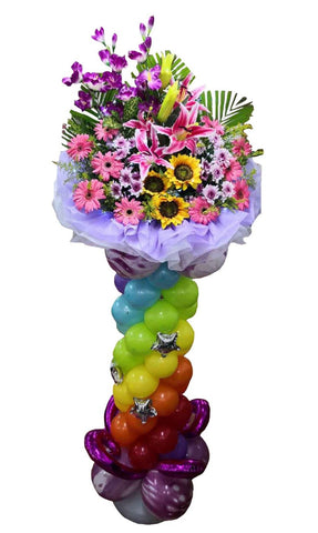 OF21 Congratulatory Balloon Stand